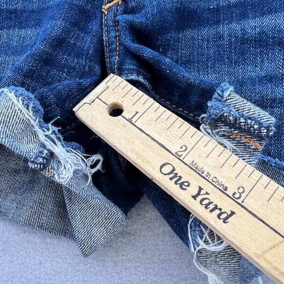 Abercrombie & Fitch Women's Jean Boyfriend Shorts Size 2 Summer Essentials - Picture 8 of 13